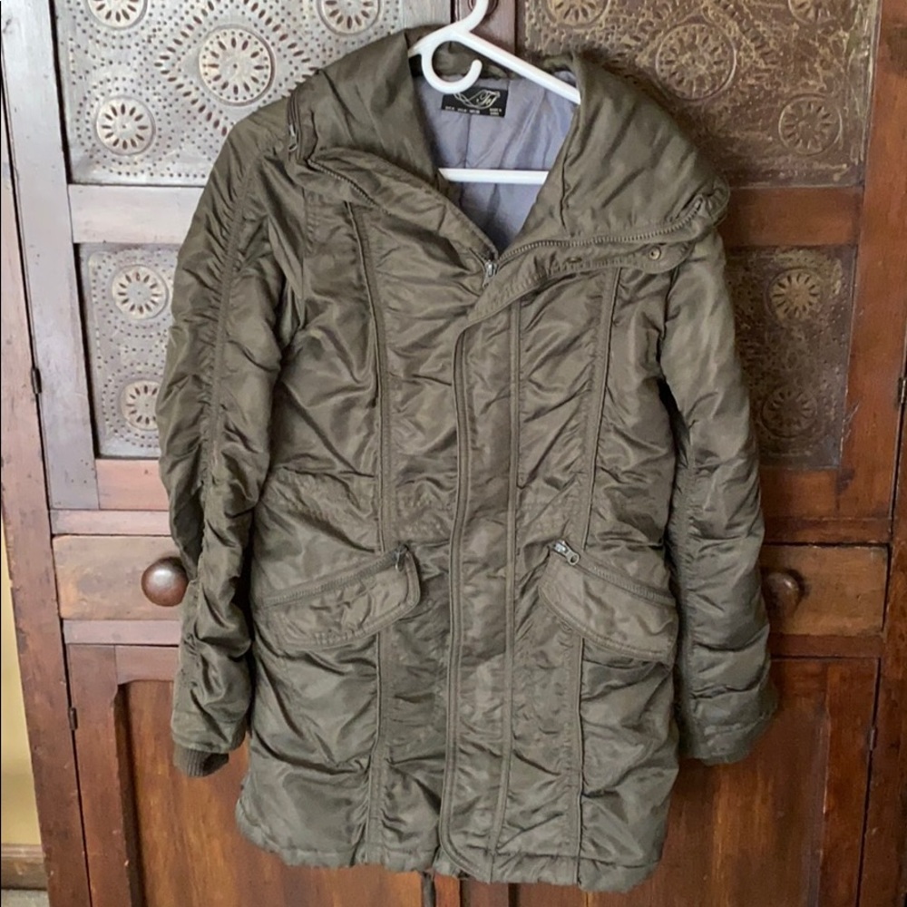 Zara Trafaluc insulated long puffer coat S/M